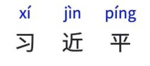 Weekly Vocabulary: Xi's Lesser-Known Aliases, ranging from upward-downward-upward to "2-4-2" to "N" to "n-butane".