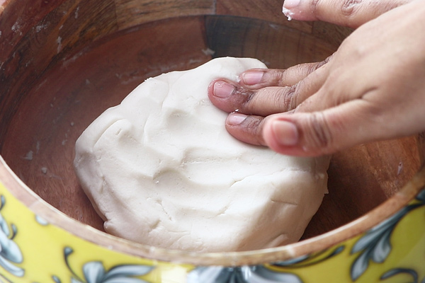 knead to a soft nonsticky dough