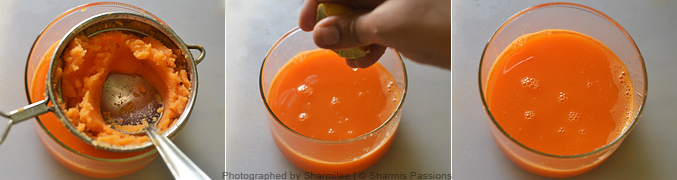 How to make carrot orange juice - Step2