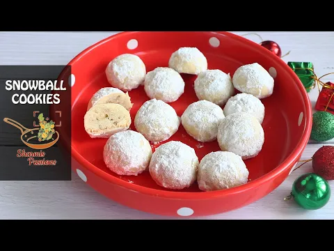 Snowball Cookies Recipe | Russian Tea Cakes | Mexican Wedding Cookies